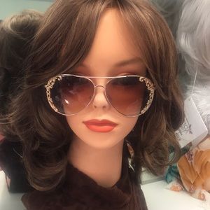 Beautiful light brown synthetic wig
